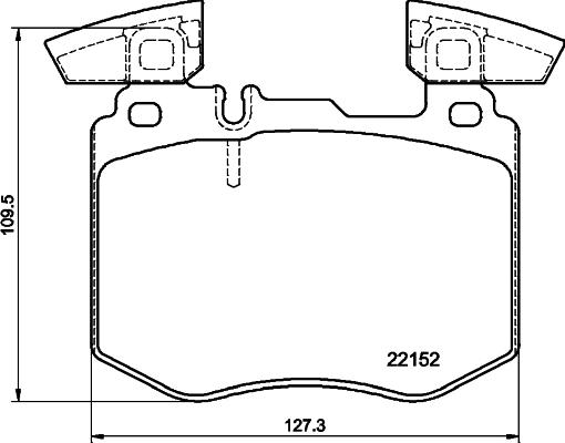 HELLA 8DB 355 039-981 - Kit pastiglie freno, Freno a disco www.autoricambit.com