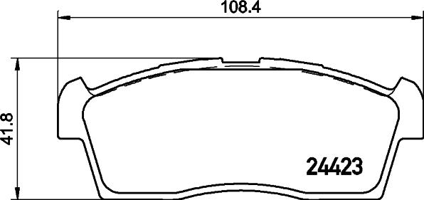 HELLA 8DB 355 039-691 - Kit pastiglie freno, Freno a disco www.autoricambit.com