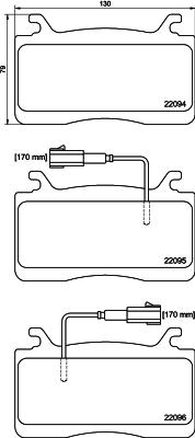 HELLA 8DB 355 039-301 - Kit pastiglie freno, Freno a disco www.autoricambit.com