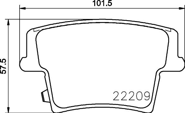 HELLA 8DB 355 039-291 - Kit pastiglie freno, Freno a disco www.autoricambit.com