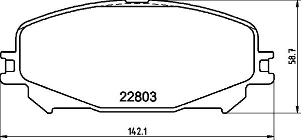 HELLA 8DB 355 039-201 - Kit pastiglie freno, Freno a disco www.autoricambit.com