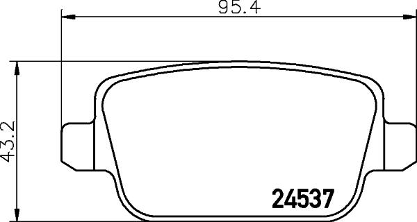 HELLA 8DB 355 039-701 - Kit pastiglie freno, Freno a disco www.autoricambit.com