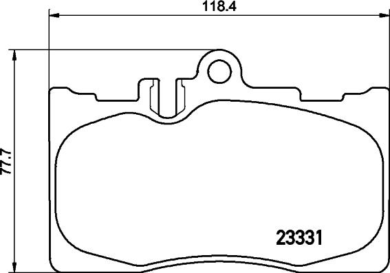 HELLA 8DB 355 036-831 - Kit pastiglie freno, Freno a disco www.autoricambit.com