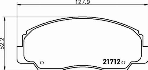 HELLA 8DB 355 036-781 - Kit pastiglie freno, Freno a disco www.autoricambit.com