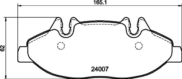 HELLA 8DB 355 030-701 - Kit pastiglie freno, Freno a disco www.autoricambit.com