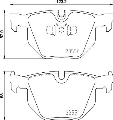 HELLA 8DB 355 031-931 - Kit pastiglie freno, Freno a disco www.autoricambit.com