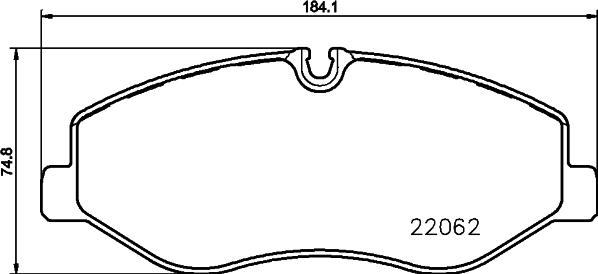 HELLA 8DB 355 031-841 - Kit pastiglie freno, Freno a disco www.autoricambit.com