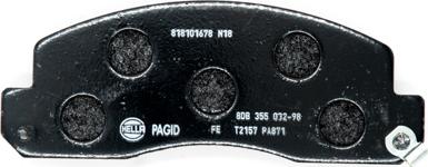 HELLA 8DB 355 032-981 - Kit pastiglie freno, Freno a disco www.autoricambit.com