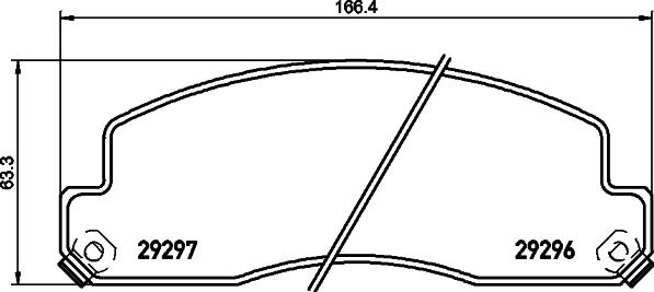 HELLA 8DB 355 032-981 - Kit pastiglie freno, Freno a disco www.autoricambit.com