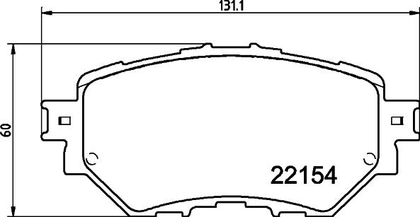 HELLA 8DB 355 032-091 - Kit pastiglie freno, Freno a disco www.autoricambit.com