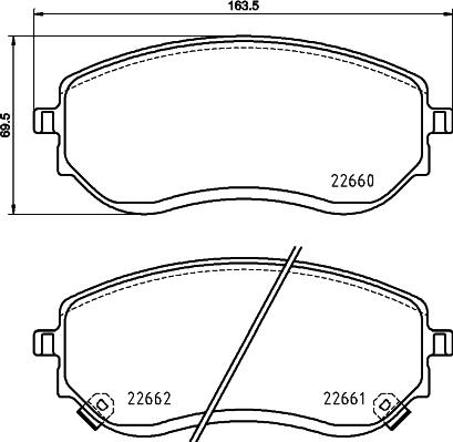 HELLA 8DB 355 037-901 - Kit pastiglie freno, Freno a disco www.autoricambit.com