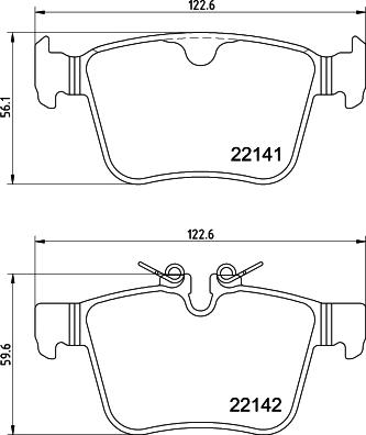 HELLA 8DB 355 037-931 - Kit pastiglie freno, Freno a disco www.autoricambit.com