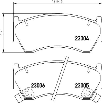 HELLA 8DB 355 029-151 - Kit pastiglie freno, Freno a disco www.autoricambit.com