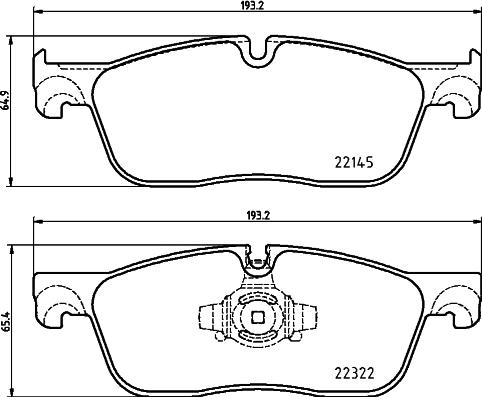 HELLA 8DB 355 024-741 - Kit pastiglie freno, Freno a disco www.autoricambit.com