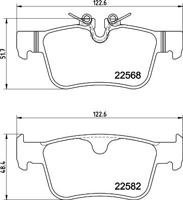 HELLA 8DB 355 025-971 - Kit pastiglie freno, Freno a disco www.autoricambit.com