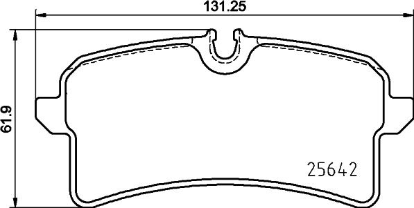 HELLA 8DB 355 025-571 - Kit pastiglie freno, Freno a disco www.autoricambit.com