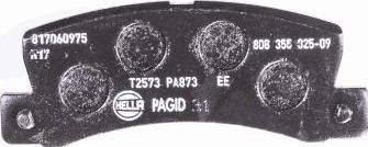 HELLA 8DB 355 025-091 - Kit pastiglie freno, Freno a disco www.autoricambit.com