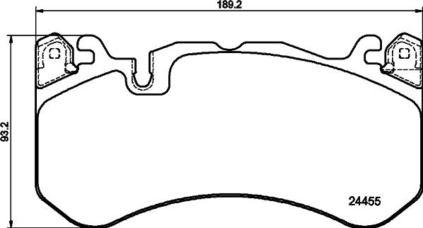 HELLA 8DB 355 025-011 - Kit pastiglie freno, Freno a disco www.autoricambit.com