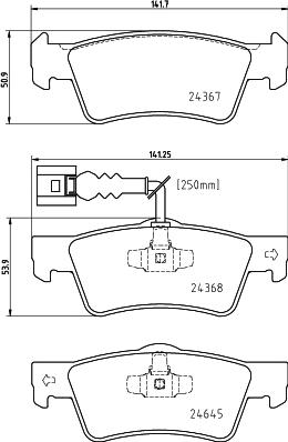 HELLA 8DB 355 025-761 - Kit pastiglie freno, Freno a disco www.autoricambit.com