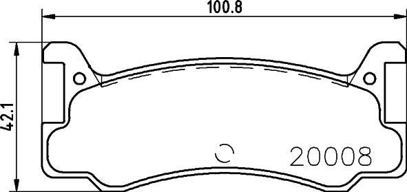 HELLA 8DB 355 026-721 - Kit pastiglie freno, Freno a disco www.autoricambit.com