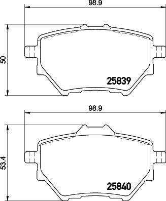 HELLA 8DB 355 020-991 - Kit pastiglie freno, Freno a disco www.autoricambit.com