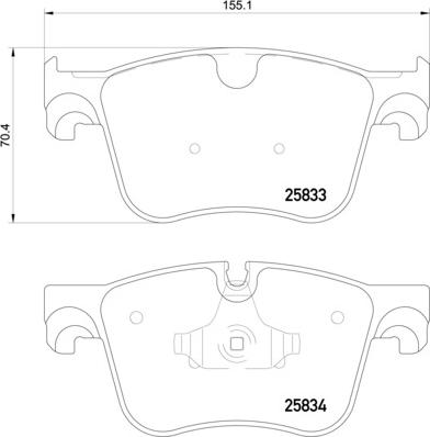 HELLA 8DB 355 020-981 - Kit pastiglie freno, Freno a disco www.autoricambit.com