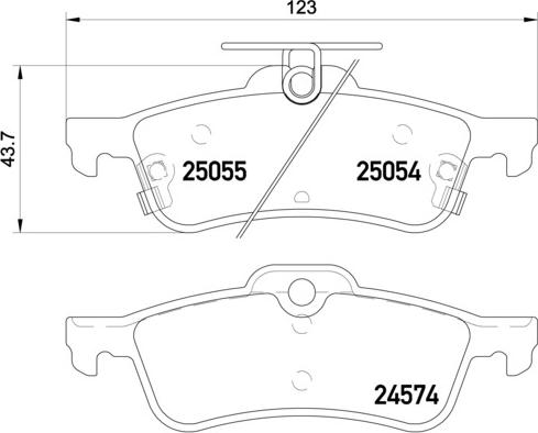 HELLA 8DB 355 020-501 - Kit pastiglie freno, Freno a disco www.autoricambit.com