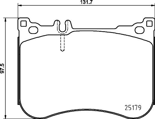 HELLA 8DB 355 020-581 - Kit pastiglie freno, Freno a disco www.autoricambit.com