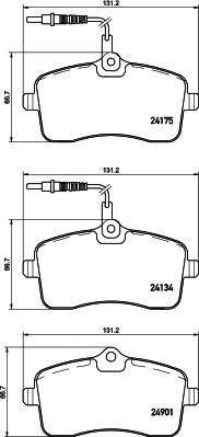 HELLA 8DB 355 020-671 - Kit pastiglie freno, Freno a disco www.autoricambit.com