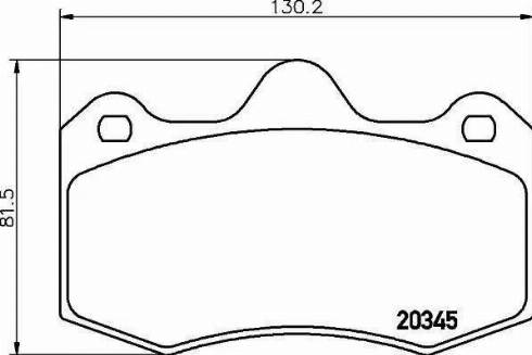 HELLA 8DB 355 014-251 - Kit pastiglie freno, Freno a disco www.autoricambit.com