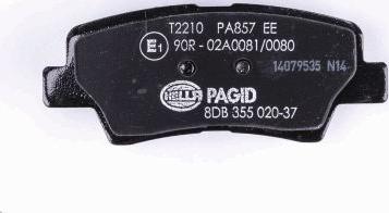 HELLA 8DB 355 020-371 - Kit pastiglie freno, Freno a disco www.autoricambit.com