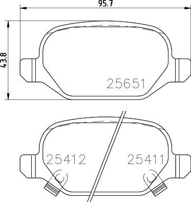 HELLA 8DB 355 020-751 - Kit pastiglie freno, Freno a disco www.autoricambit.com