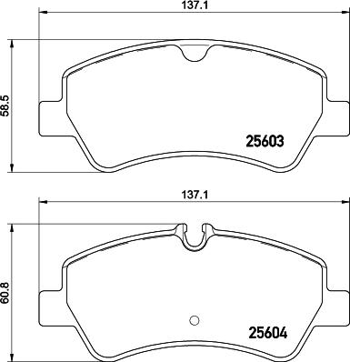 HELLA 8DB 355 020-721 - Kit pastiglie freno, Freno a disco www.autoricambit.com