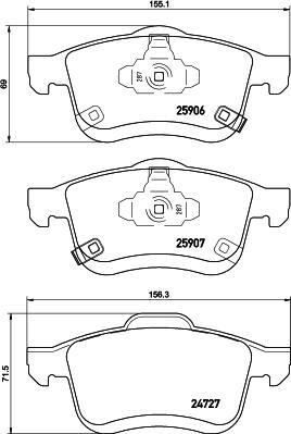 HELLA 8DB 355 021-451 - Kit pastiglie freno, Freno a disco www.autoricambit.com