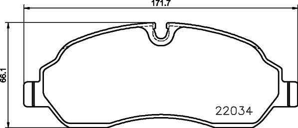 HELLA 8DB 355 021-571 - Kit pastiglie freno, Freno a disco www.autoricambit.com