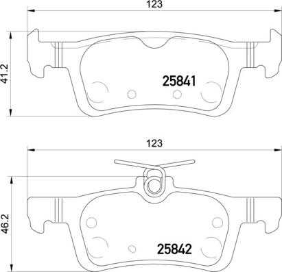 HELLA 8DB 355 021-311 - Kit pastiglie freno, Freno a disco www.autoricambit.com