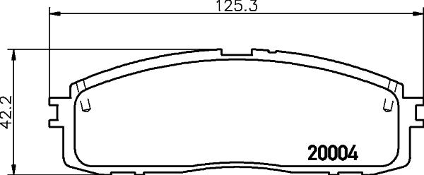 HELLA 8DB 355 028-941 - Kit pastiglie freno, Freno a disco www.autoricambit.com