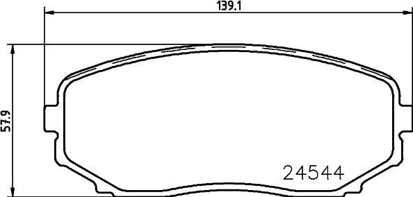 HELLA 8DB 355 028-621 - Kit pastiglie freno, Freno a disco www.autoricambit.com