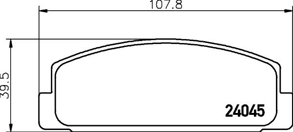 HELLA 8DB 355 028-201 - Kit pastiglie freno, Freno a disco www.autoricambit.com