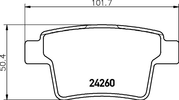 HELLA 8DB 355 023-891 - Kit pastiglie freno, Freno a disco www.autoricambit.com