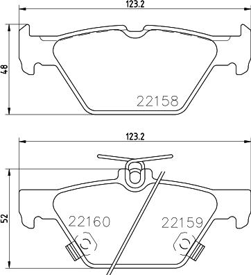 HELLA 8DB 355 023-341 - Kit pastiglie freno, Freno a disco www.autoricambit.com