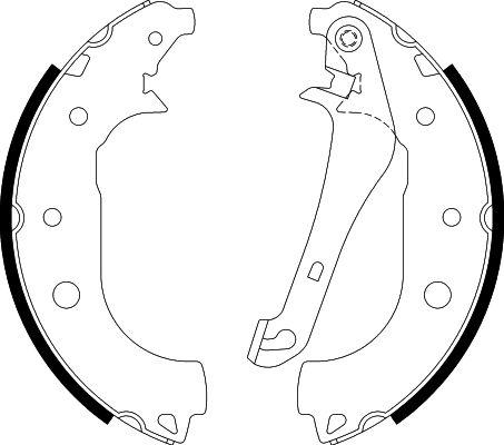 HELLA 8DB 355 022-231 - Kit freno, freni a tamburo www.autoricambit.com