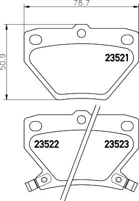 HELLA 8DB 355 027-621 - Kit pastiglie freno, Freno a disco www.autoricambit.com