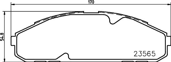 HELLA 8DB 355 027-671 - Kit pastiglie freno, Freno a disco www.autoricambit.com