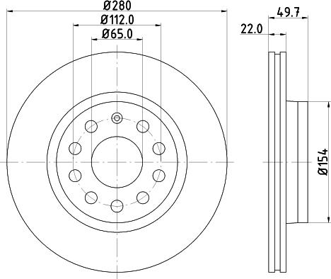 HELLA 8DD 355 109-561 - Discofreno www.autoricambit.com