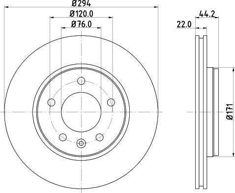 HELLA 8DD 355 109-691 - Discofreno www.autoricambit.com