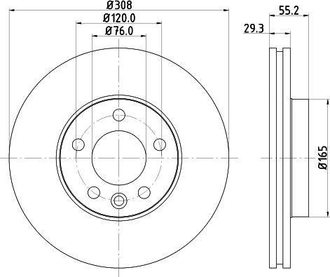 HELLA 8DD 355 109-651 - Discofreno www.autoricambit.com