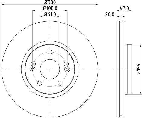 HELLA 8DD 355 109-301 - Discofreno www.autoricambit.com