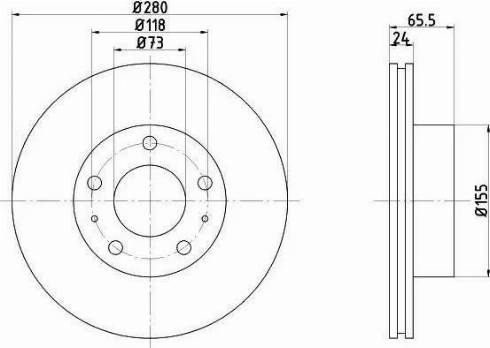 HELLA 8DD 355 104-411 - Discofreno www.autoricambit.com