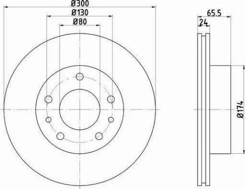 HELLA 8DD 355 104-431 - Discofreno www.autoricambit.com